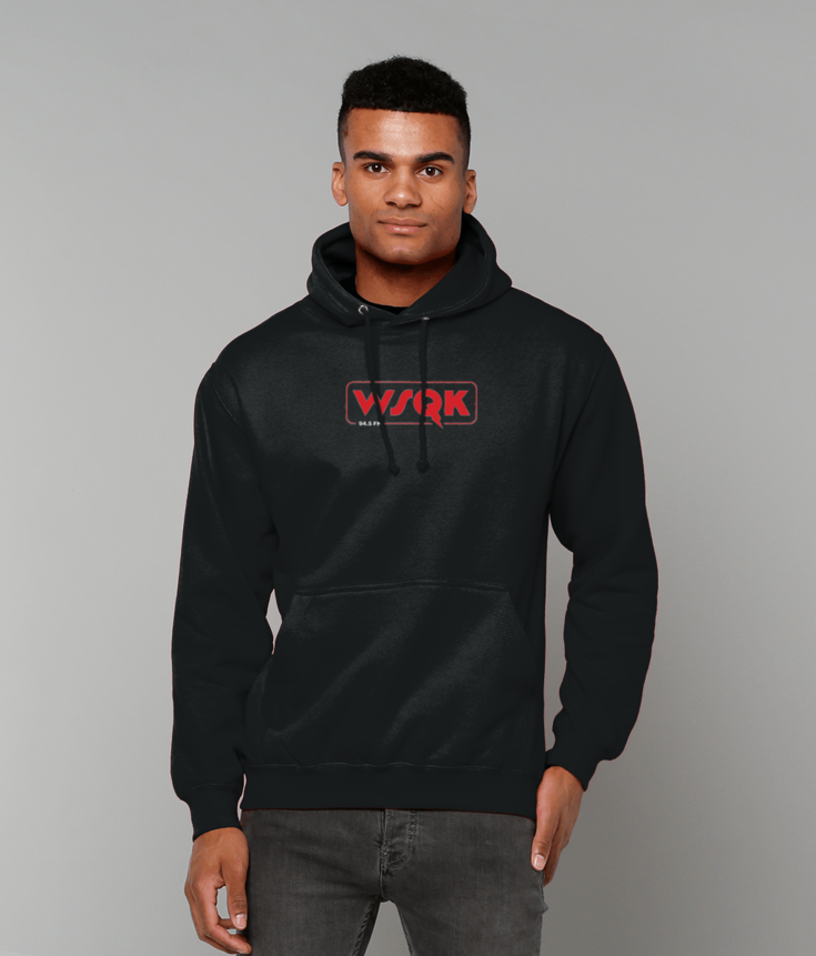 WSQK 94.5 FM The Squawk – Stranger Things Inspired Radio Station Hoodie | ThreadForge UK