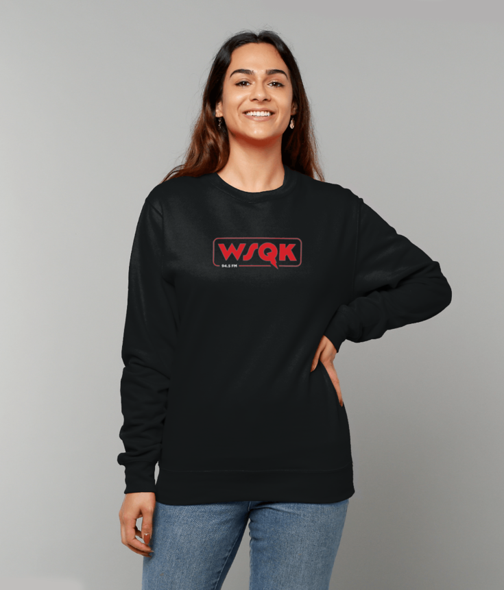 WSQK 94.5 FM “The Squawk” - Stranger Things Inspired Retro Radio Sweatshirt | ThreadForge UK
