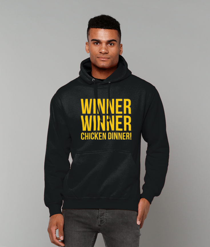 Winner Winner Chicken Dinner Hoodie – PUBG Inspired Gaming Hoodie | ThreadForge UK