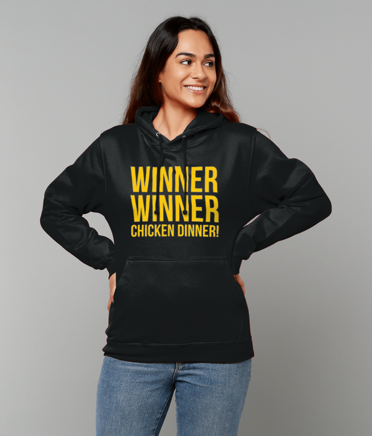 Winner Winner Chicken Dinner Hoodie – PUBG Inspired Gaming Hoodie | ThreadForge UK
