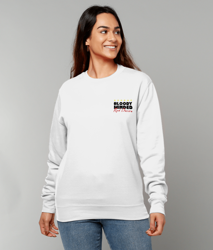 Bloody Minded Red Desire Sweatshirt – Liverpool Inspired Football Jumper | ThreadForge UK