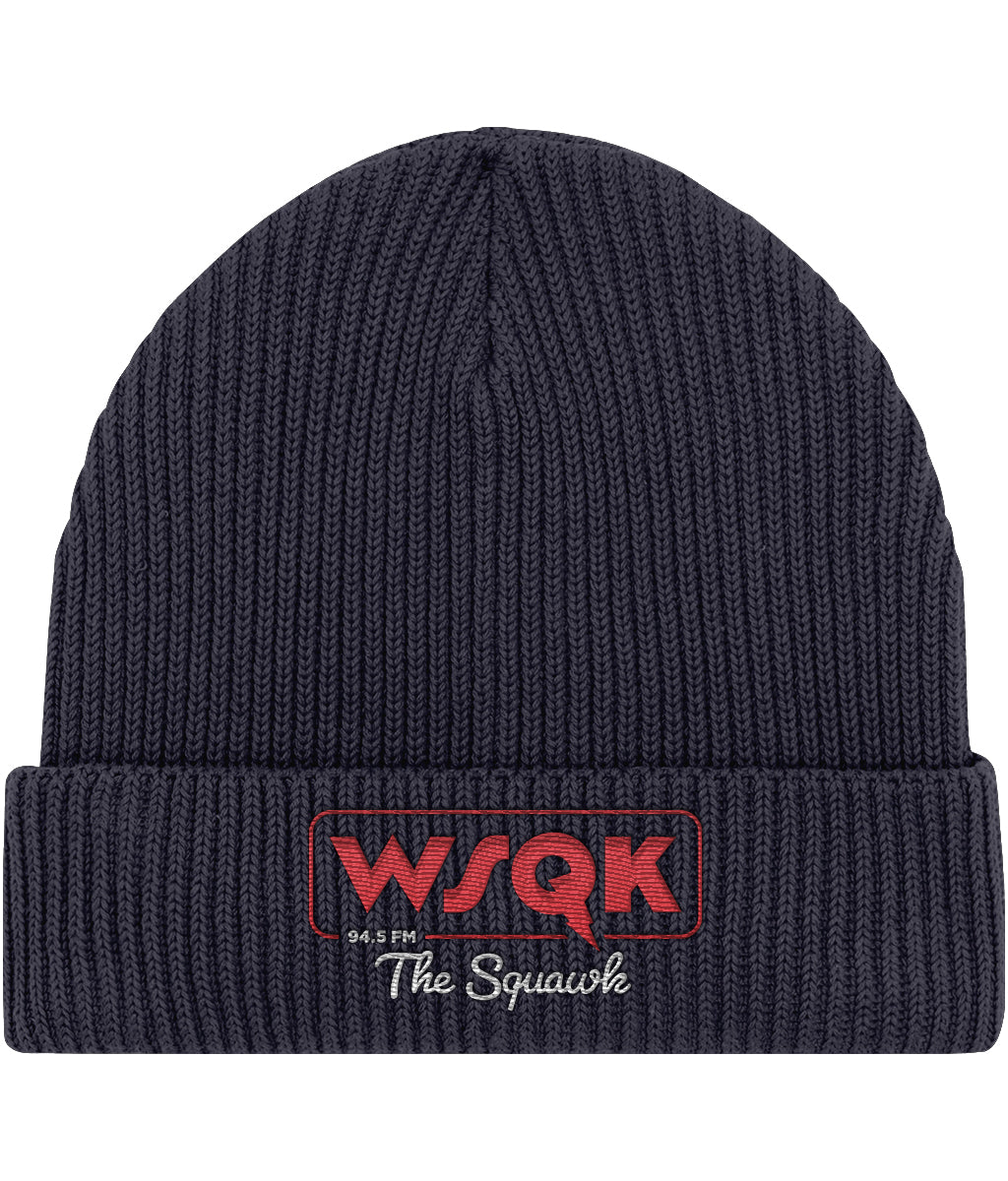WSQK “The Squawk” – Stranger Things Inspired Beanie | ThreadForge UK