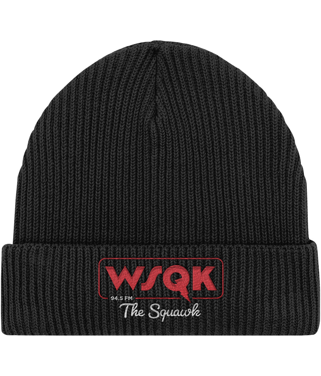 WSQK “The Squawk” – Stranger Things Inspired Beanie | ThreadForge UK