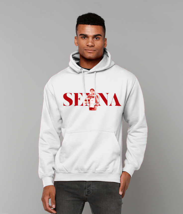 Ayrton Senna – Vintage Formula 1 Tribute Hoodie | ThreadForge UK
