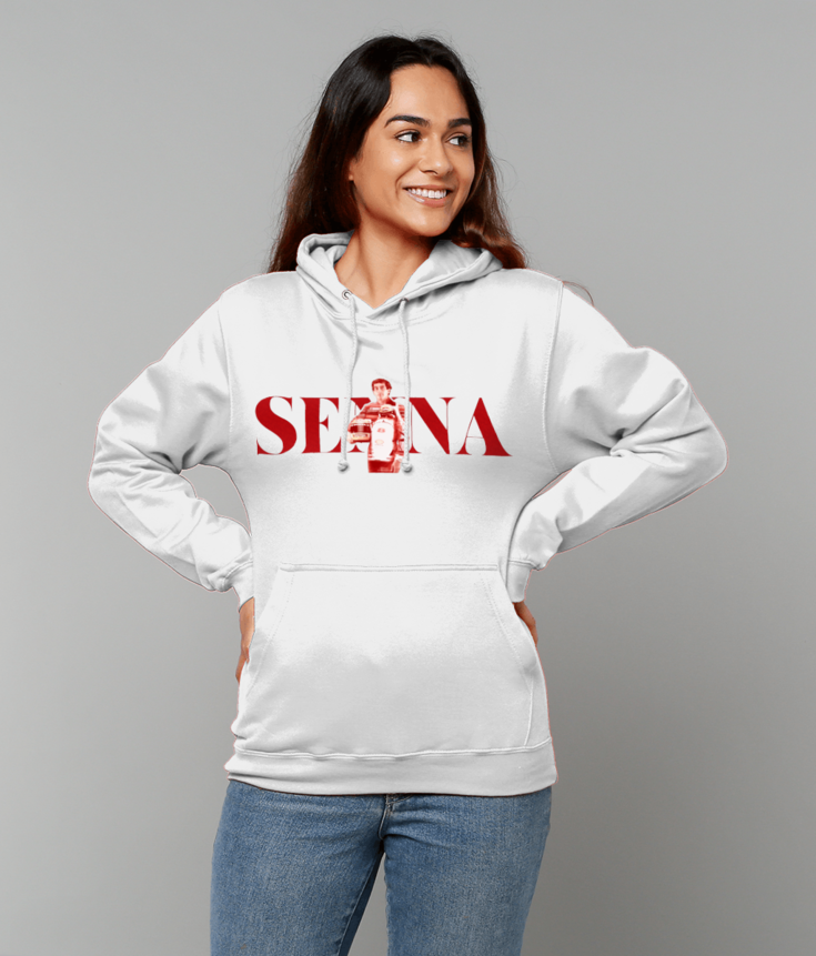 Ayrton Senna – Vintage Formula 1 Tribute Hoodie | ThreadForge UK